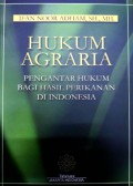 Hukum Agraria Pengantar Hukum Bagi Hasil Perikanan Di Indonesia