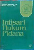 Intisari Hukum Pidana