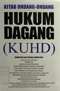 Kitab undang-undang hukum dagang (KUHD)