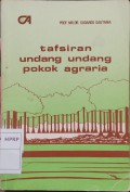 Tafsiran Undang Undang Pokok Agraria
